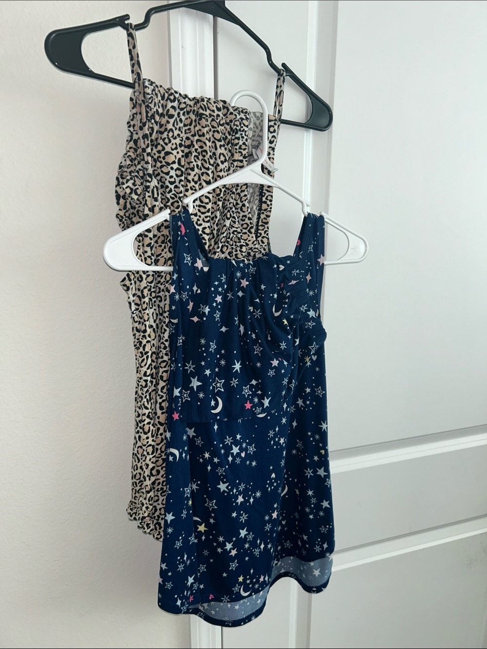 Girls' Navy Star & Moon Pajama Tank Set